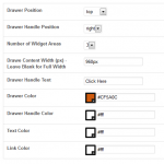 Wordpress Sliding Drawer Content Area