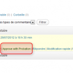 Comment Probation