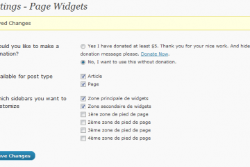 WP Page Widget