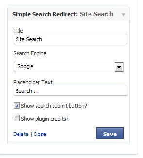 Simple Search Redirect