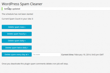 Spam Comments Cleaner