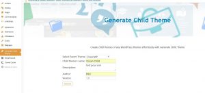 generate-child-theme-creation