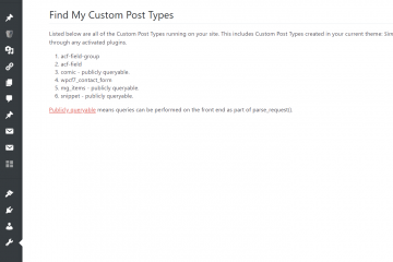 Find My Custom Post Types